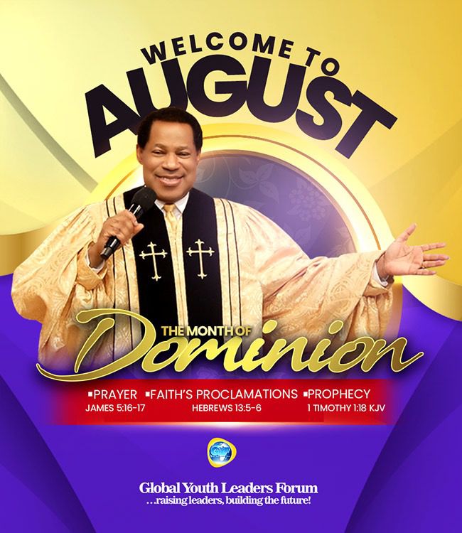 WELCOME TO THE MONTH OF DOMINION